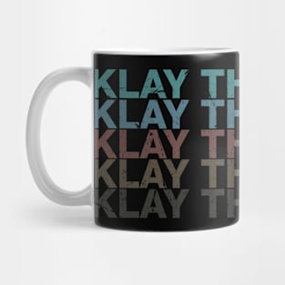 Vintage Proud Name Klay Sports Birthday Retro Mug